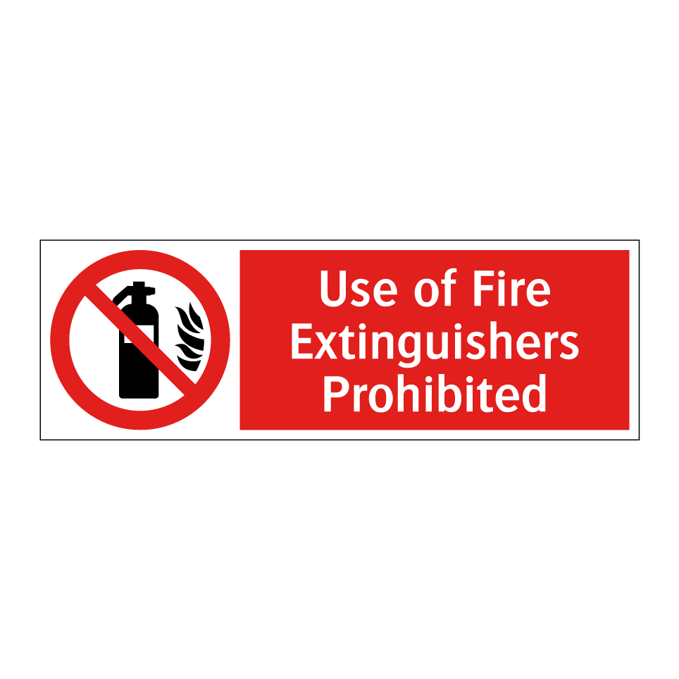 Use of Fire Extinguishers Prohibited