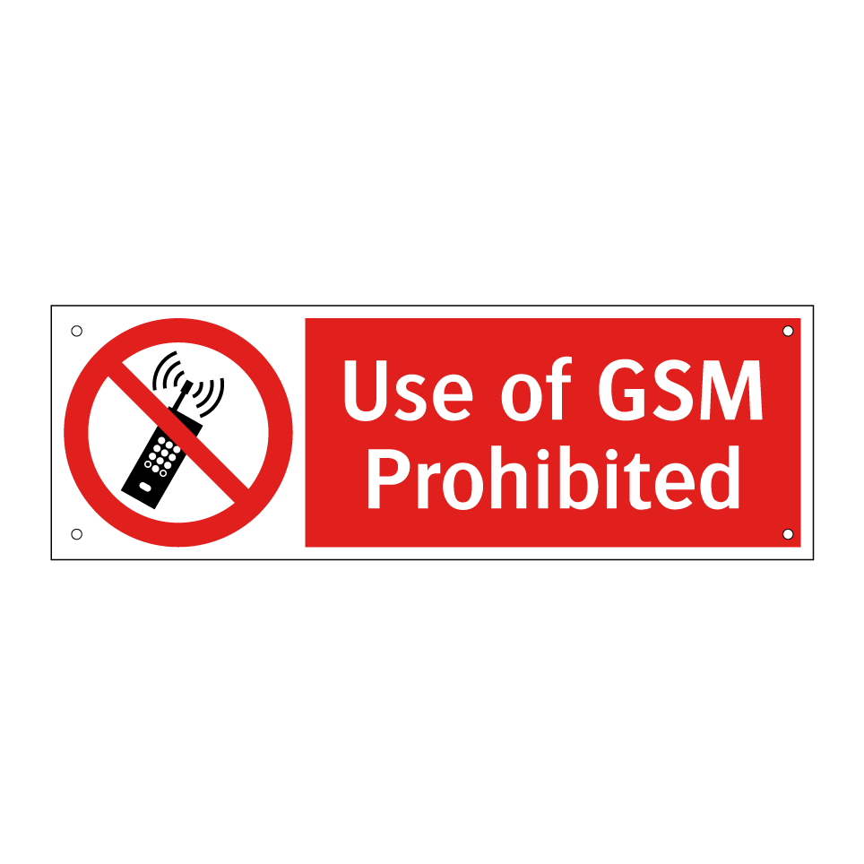 Use of GSM Prohibited