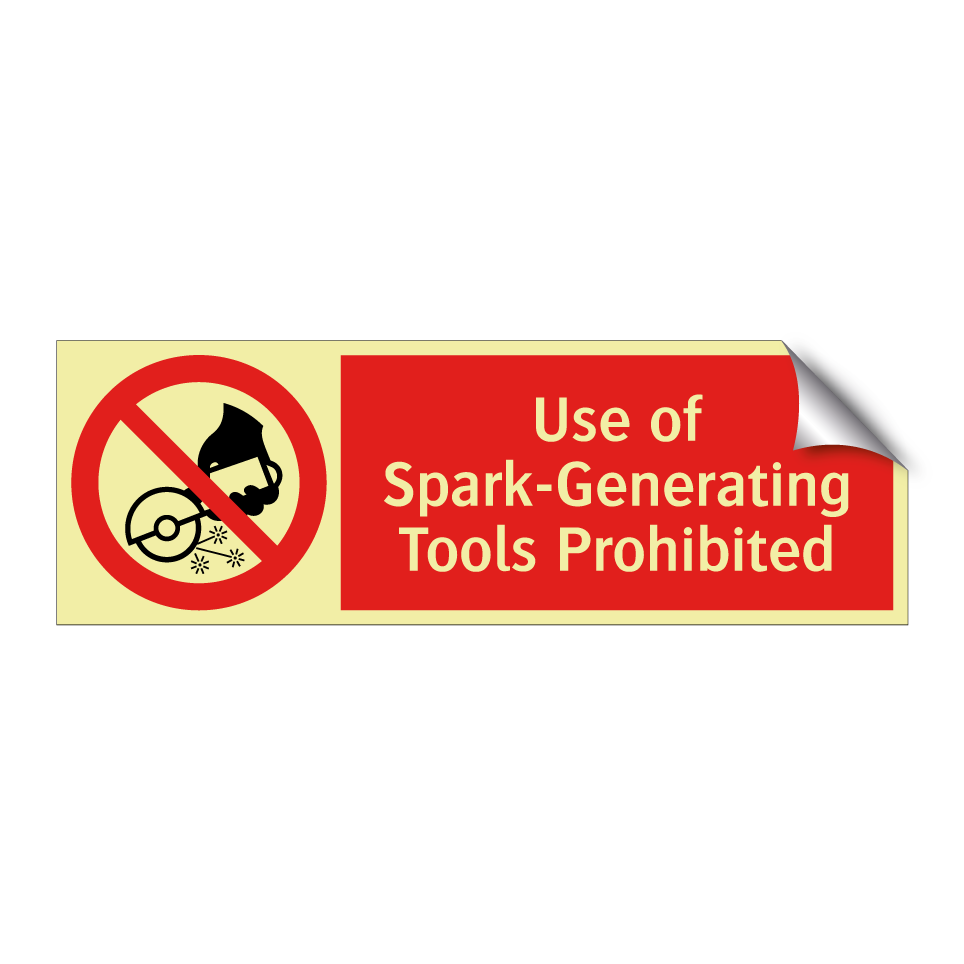 Use of Spark-Generating Tools Prohibited