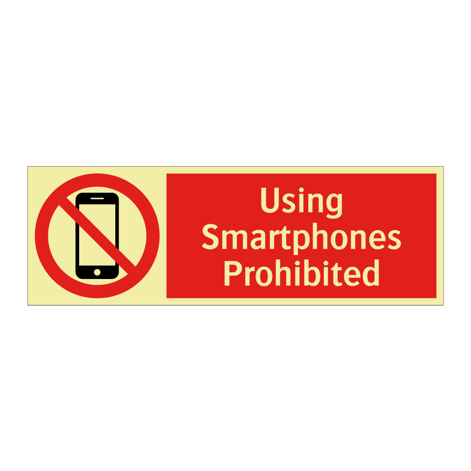 Using Smartphones Prohibited
