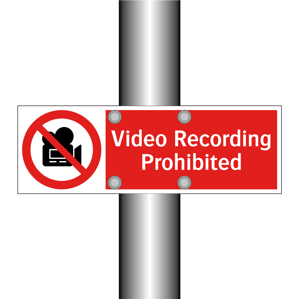 Video Recording Prohibited