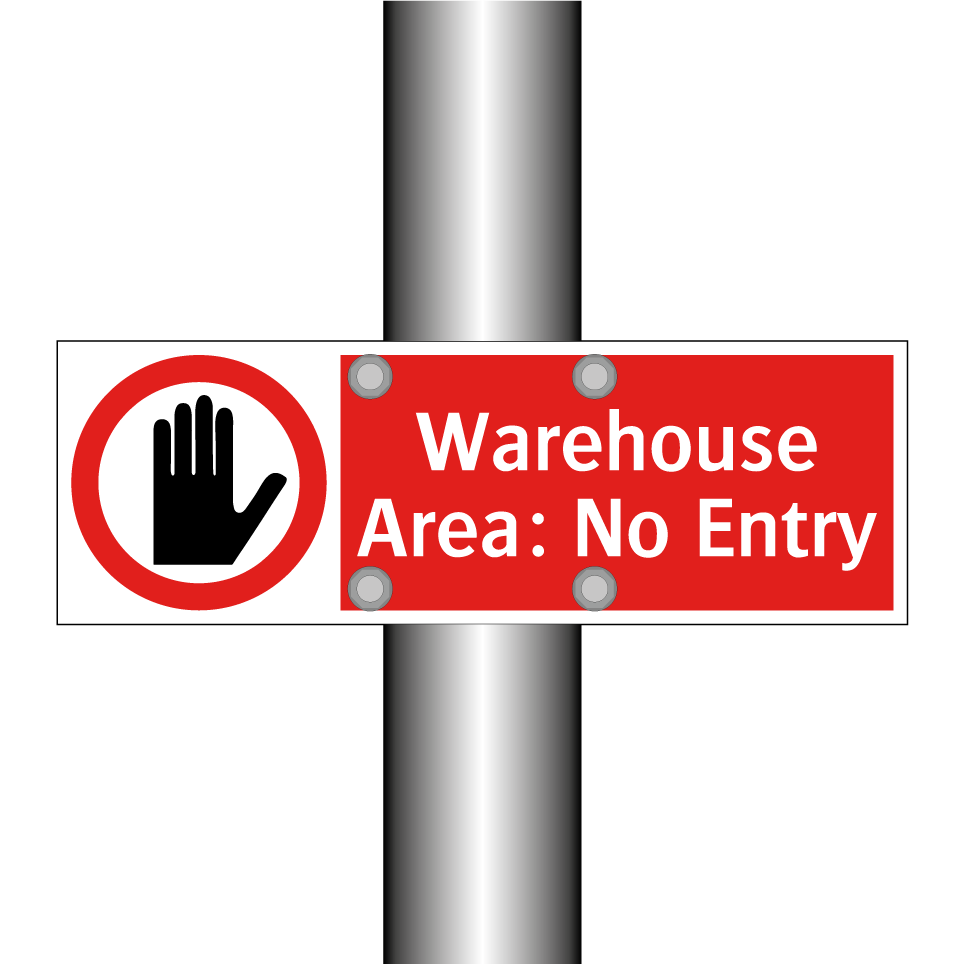 Warehouse Area: No Entry