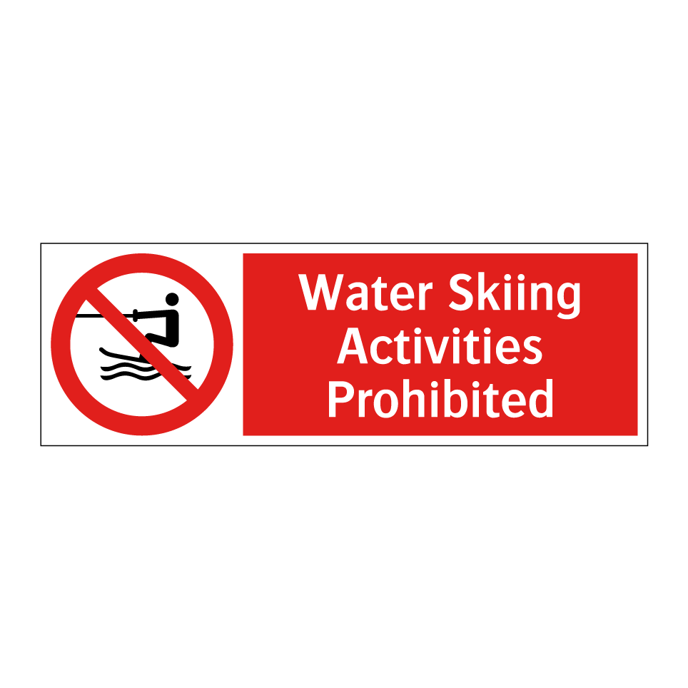 Water Skiing Activities Prohibited
