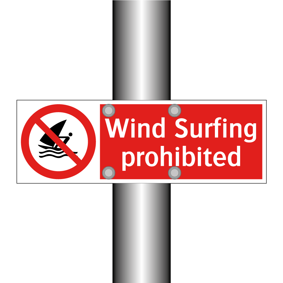 Wind Surfing prohibited