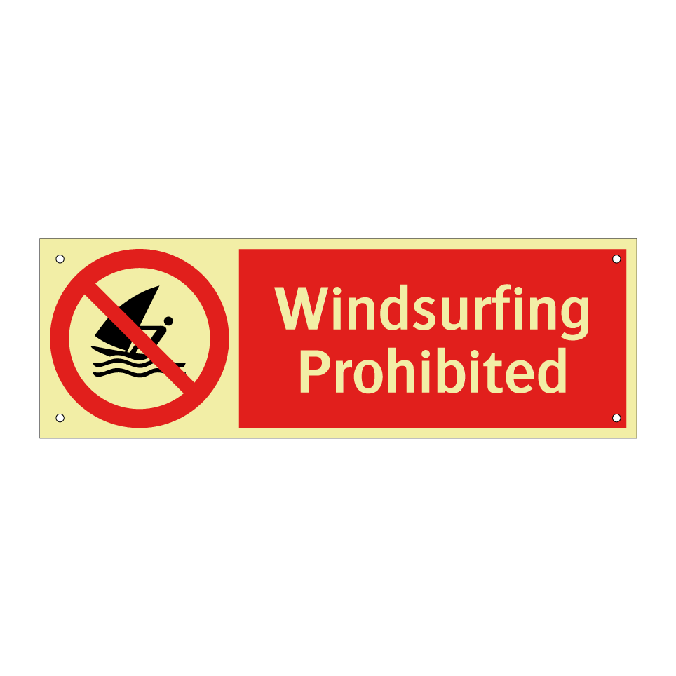 Windsurfing Prohibited