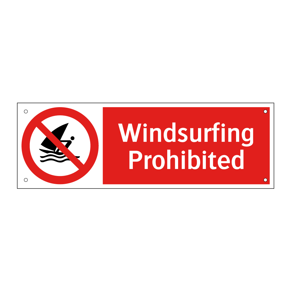 Windsurfing Prohibited