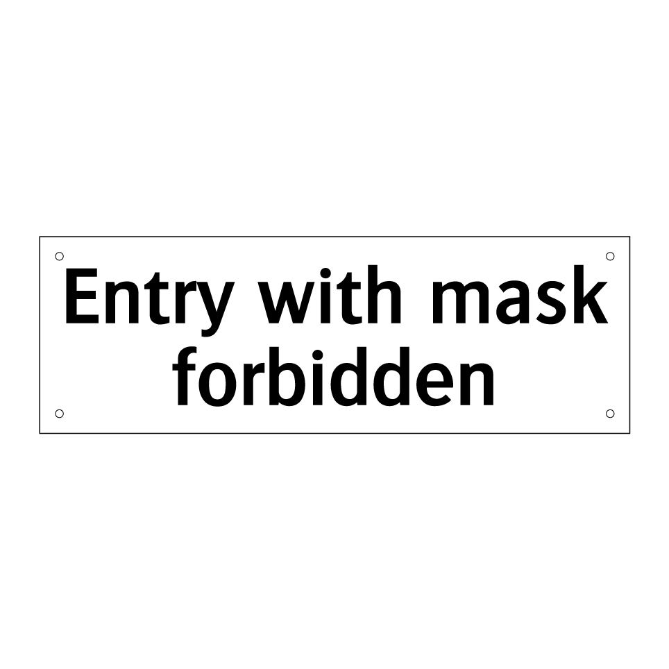 Entry with mask forbidden