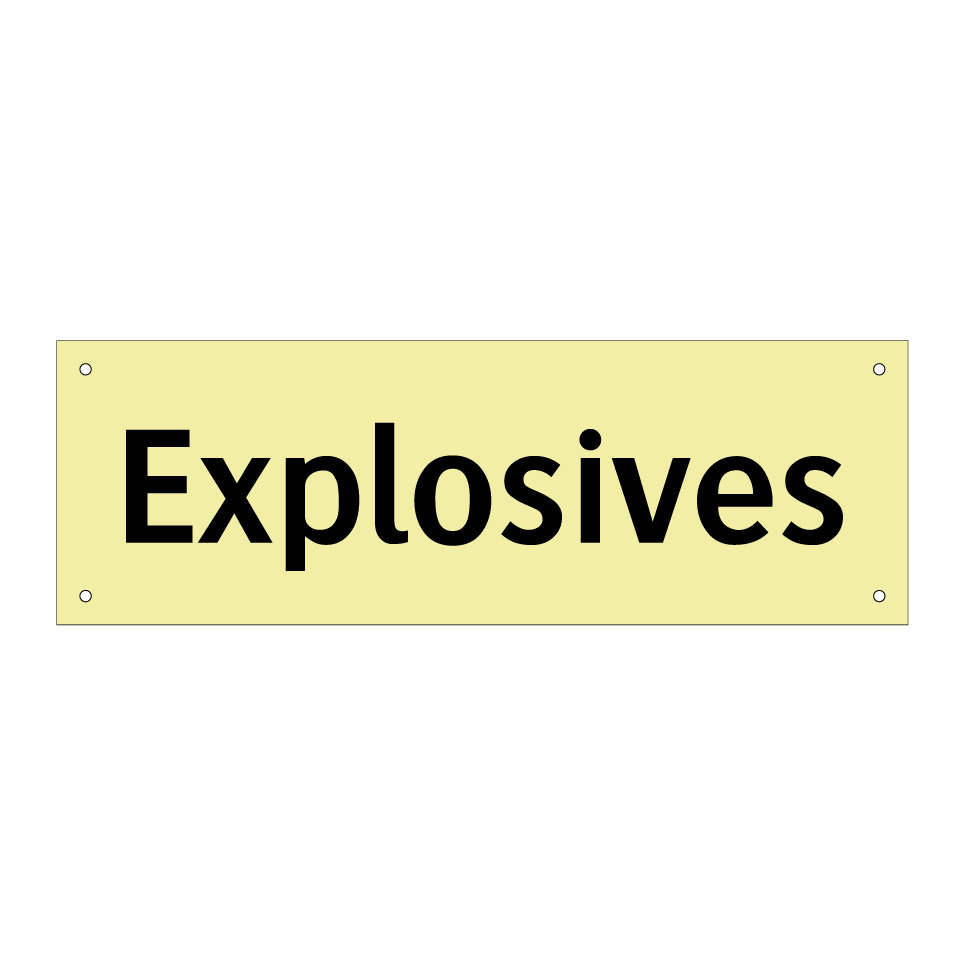 Explosives