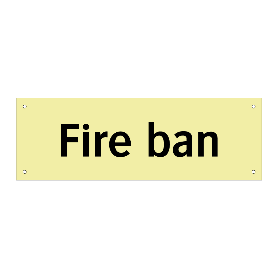 Fire ban