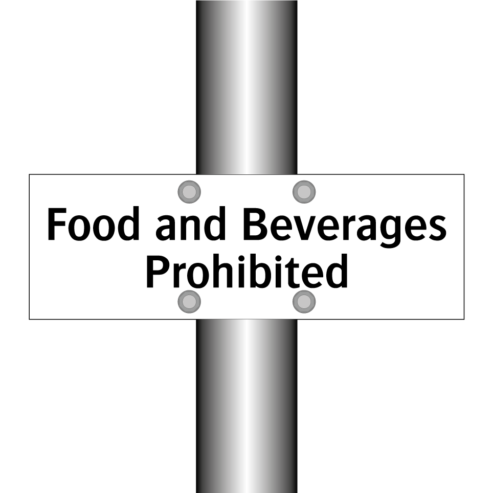 Food and Beverages Prohibited