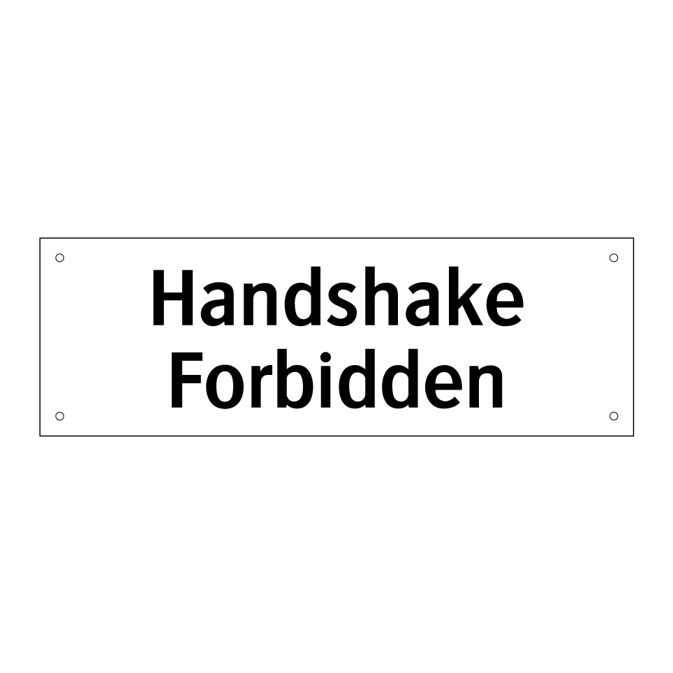Handshake Forbidden
