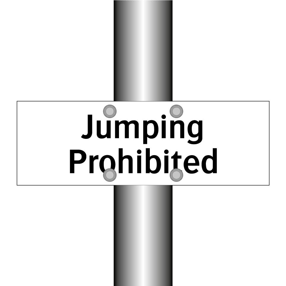 Jumping Prohibited