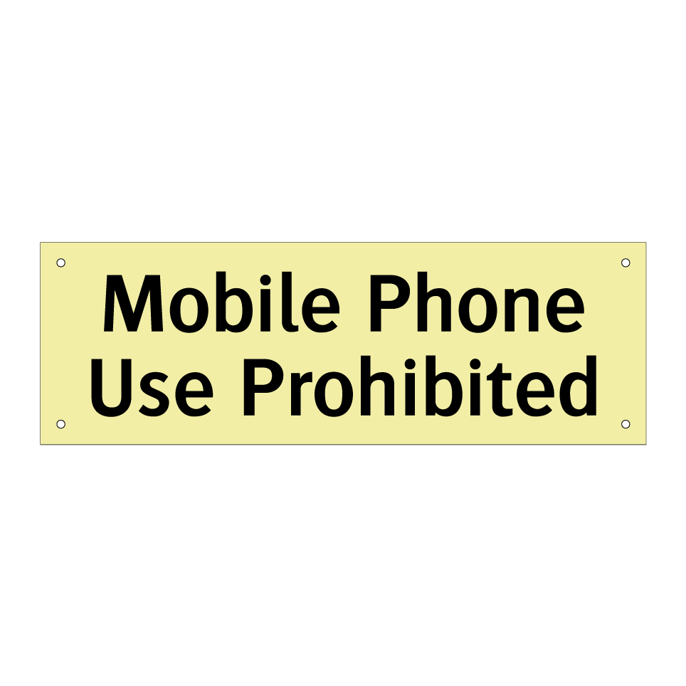 Mobile Phone Use Prohibited