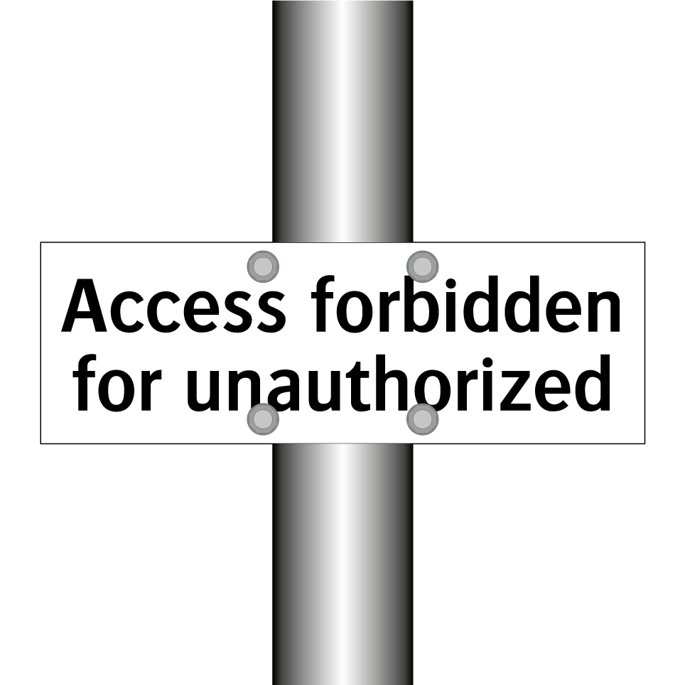 Access forbidden for unauthorized