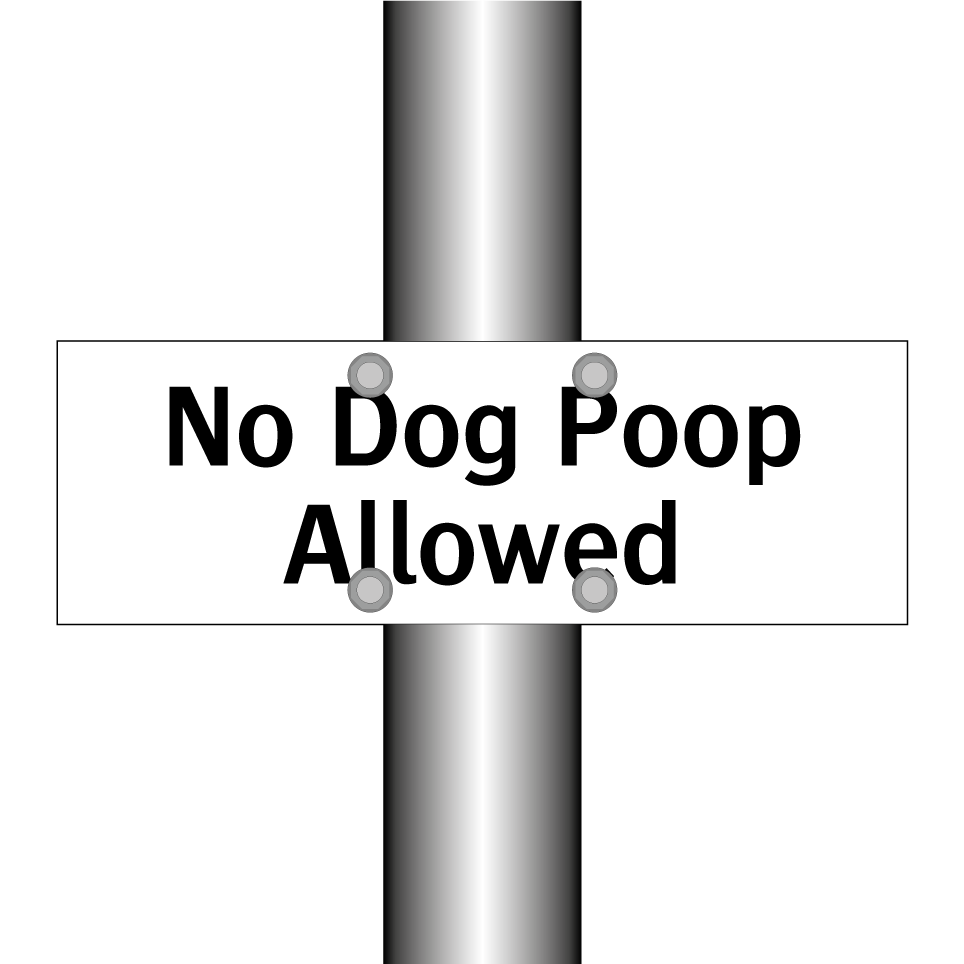 No Dog Poop Allowed