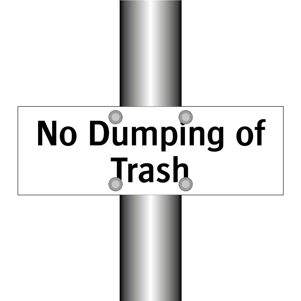 No Dumping of Trash