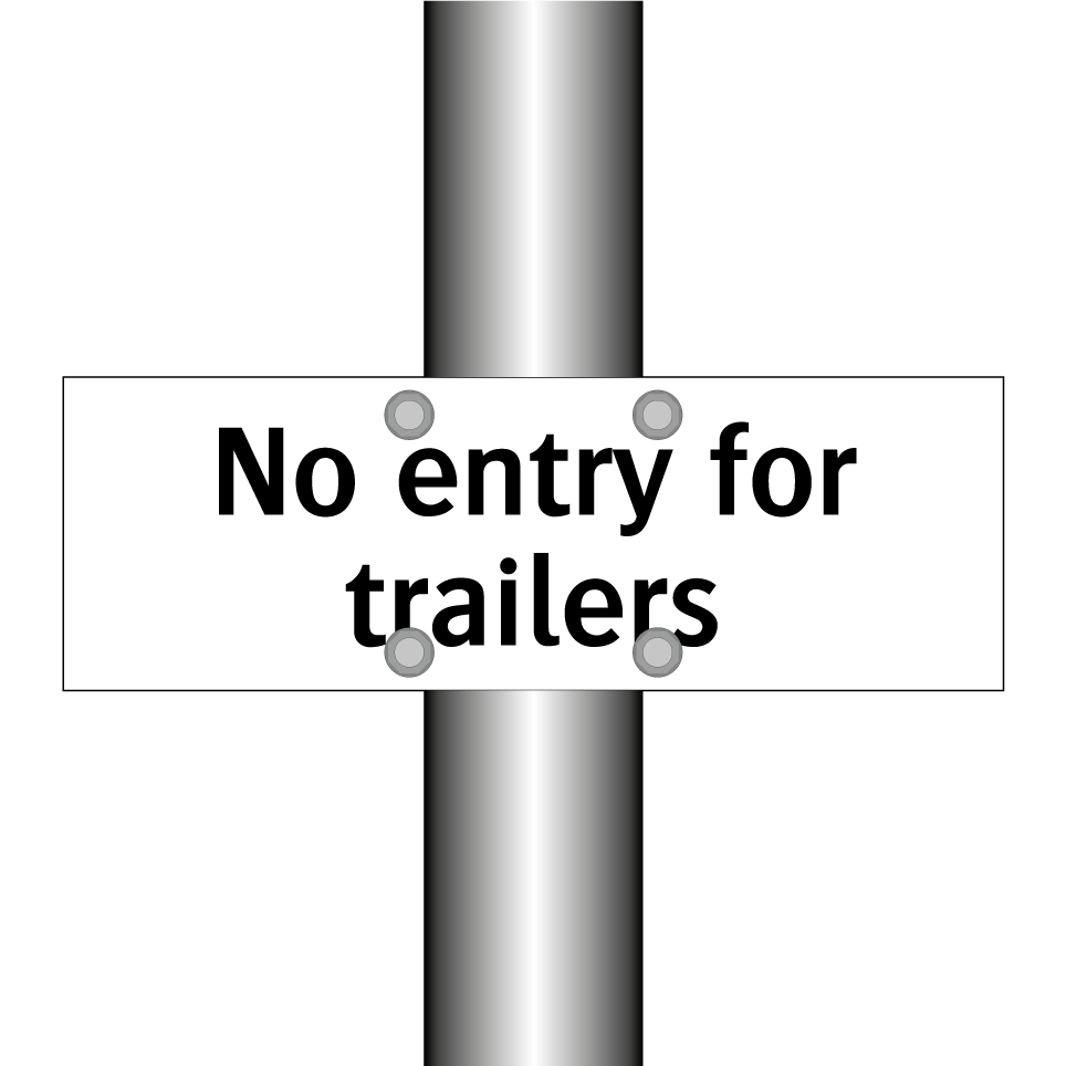 No entry for trailers