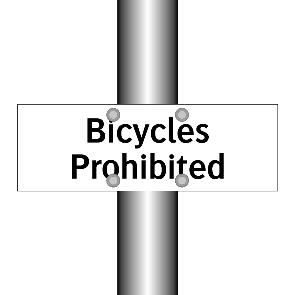 Bicycles Prohibited