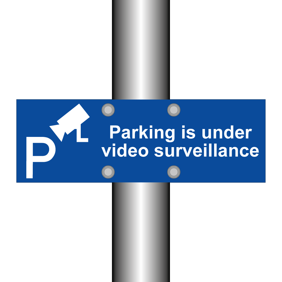 Parking is under video surveillance
