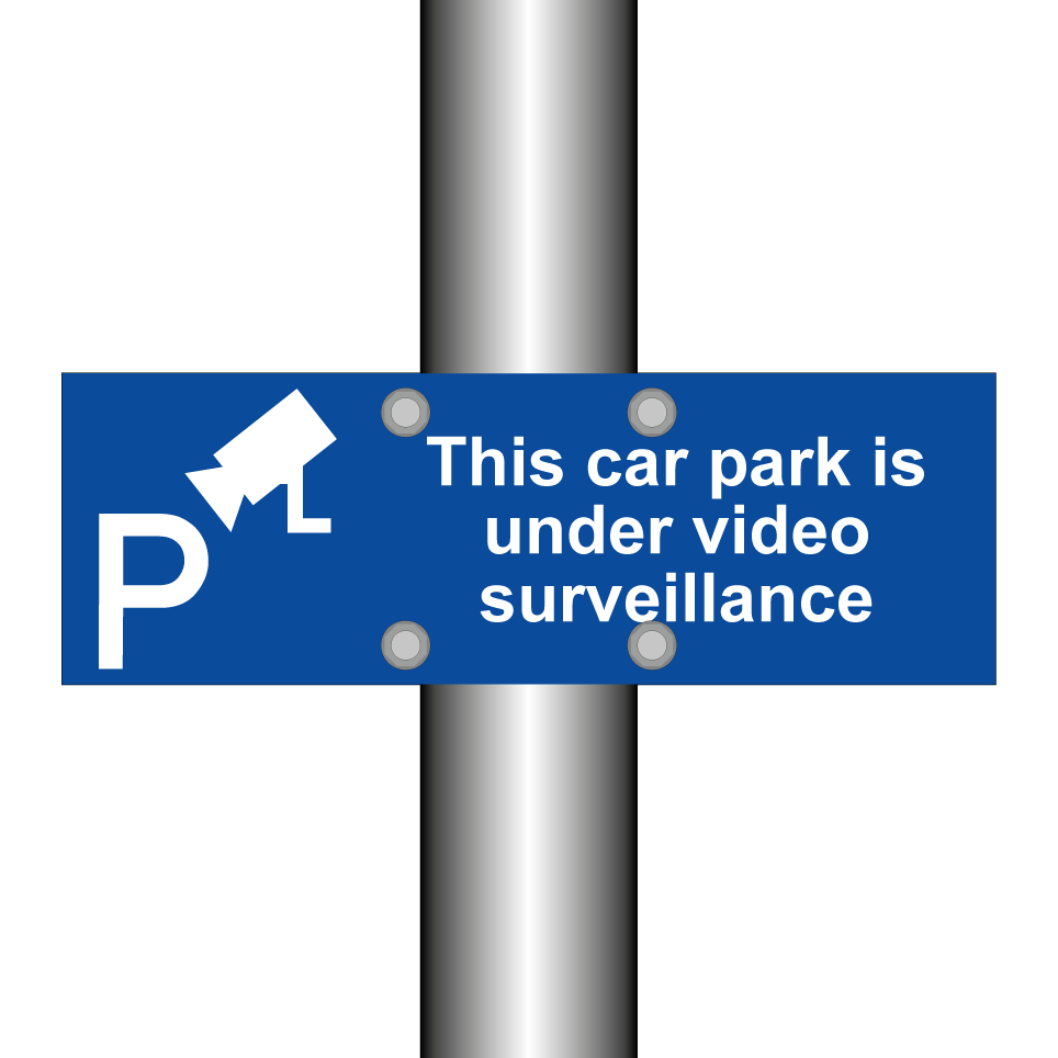 This car park is under video surveillance