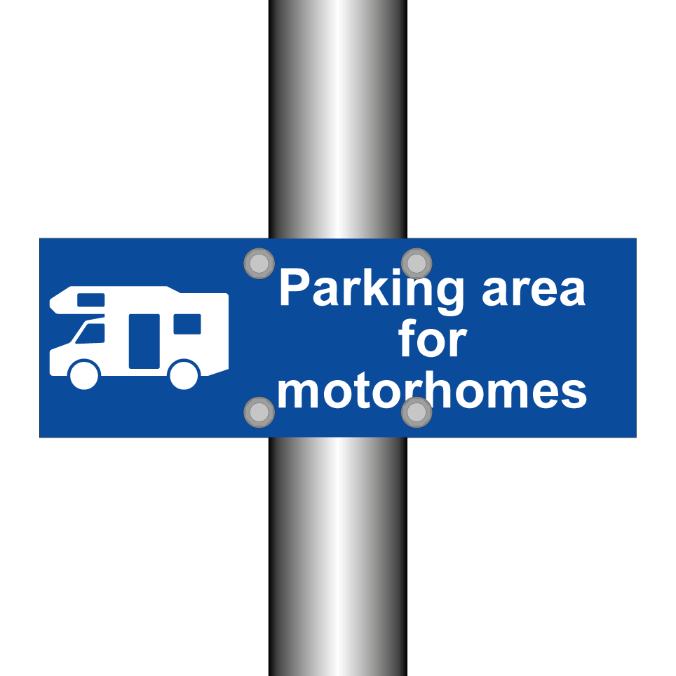 Parking area for motorhomes