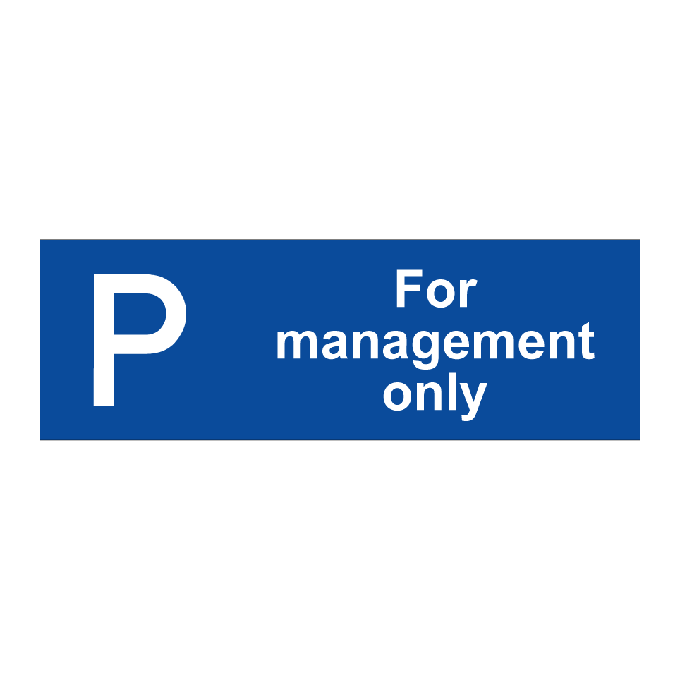 For management only