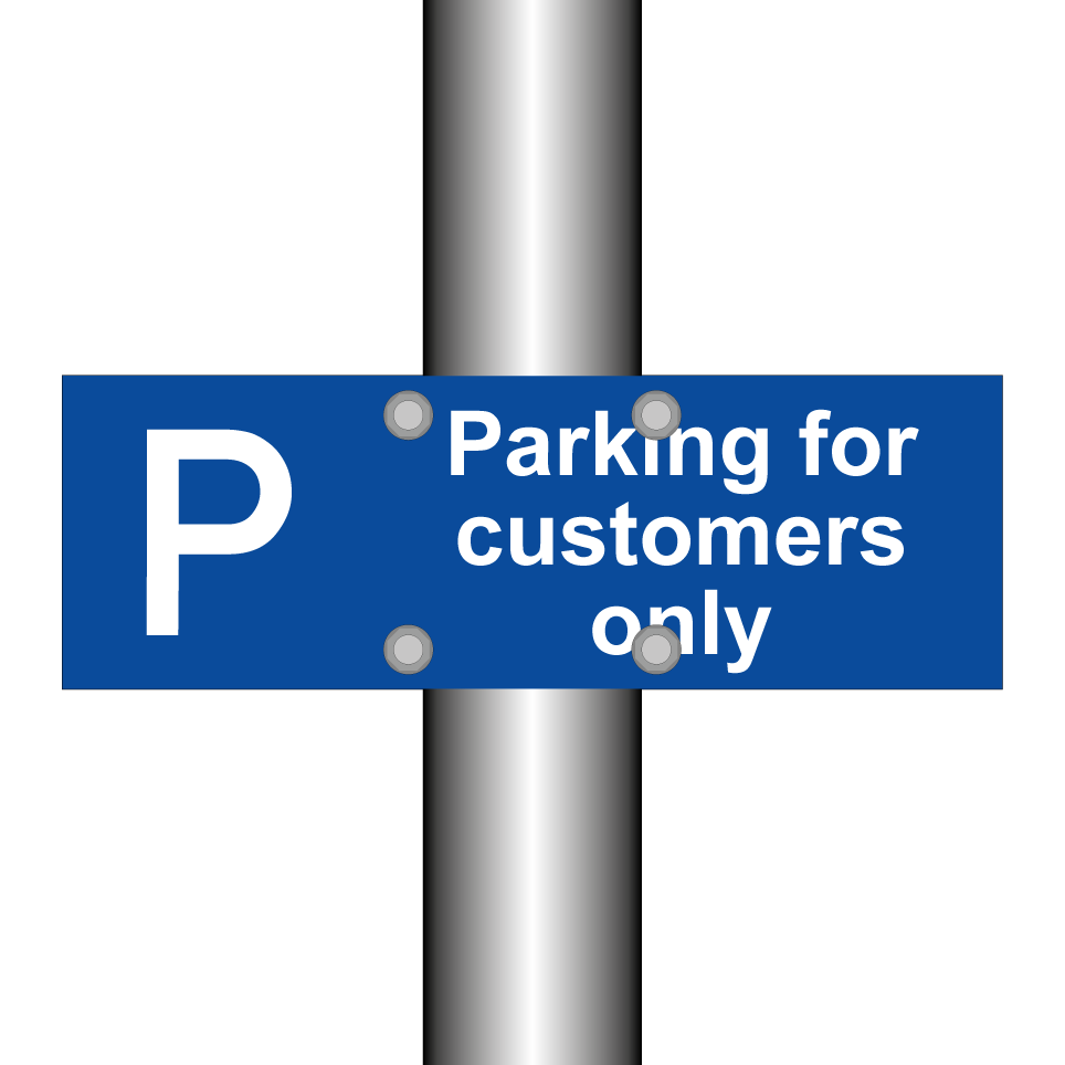 Parking for customers only