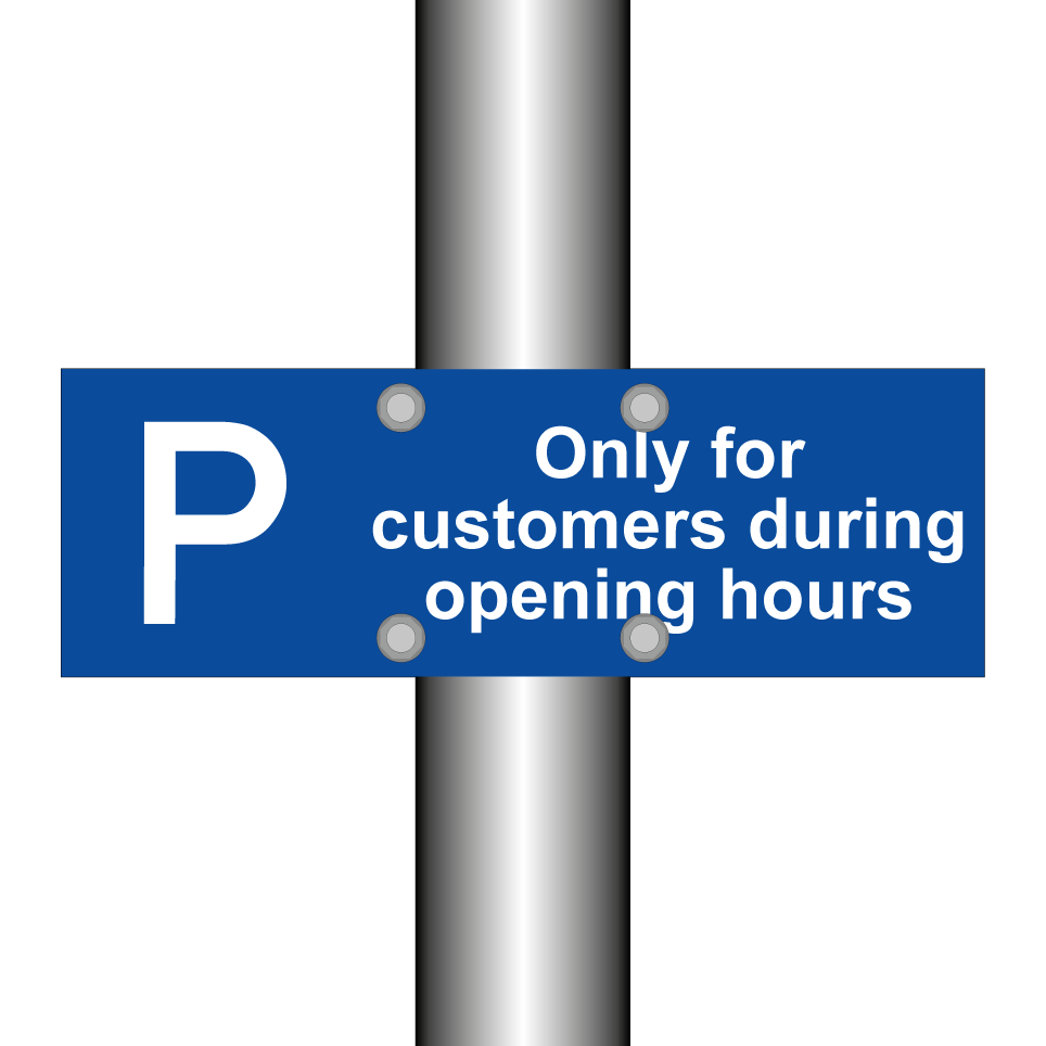 Only for customers during opening hours