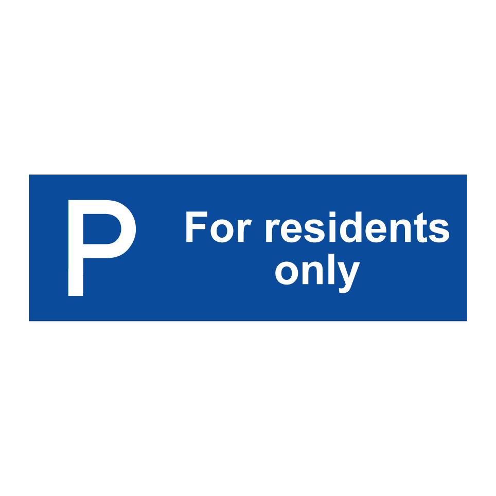 For residents only