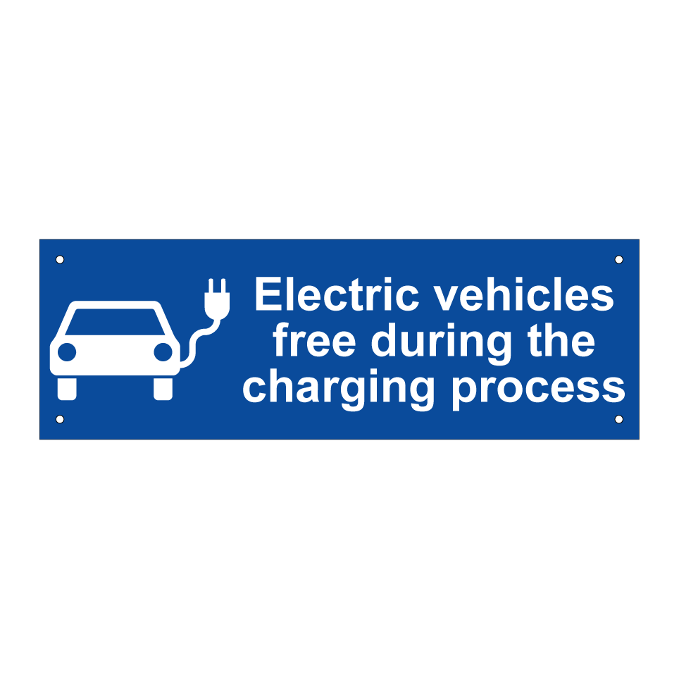 Electric vehicles free during the charging process