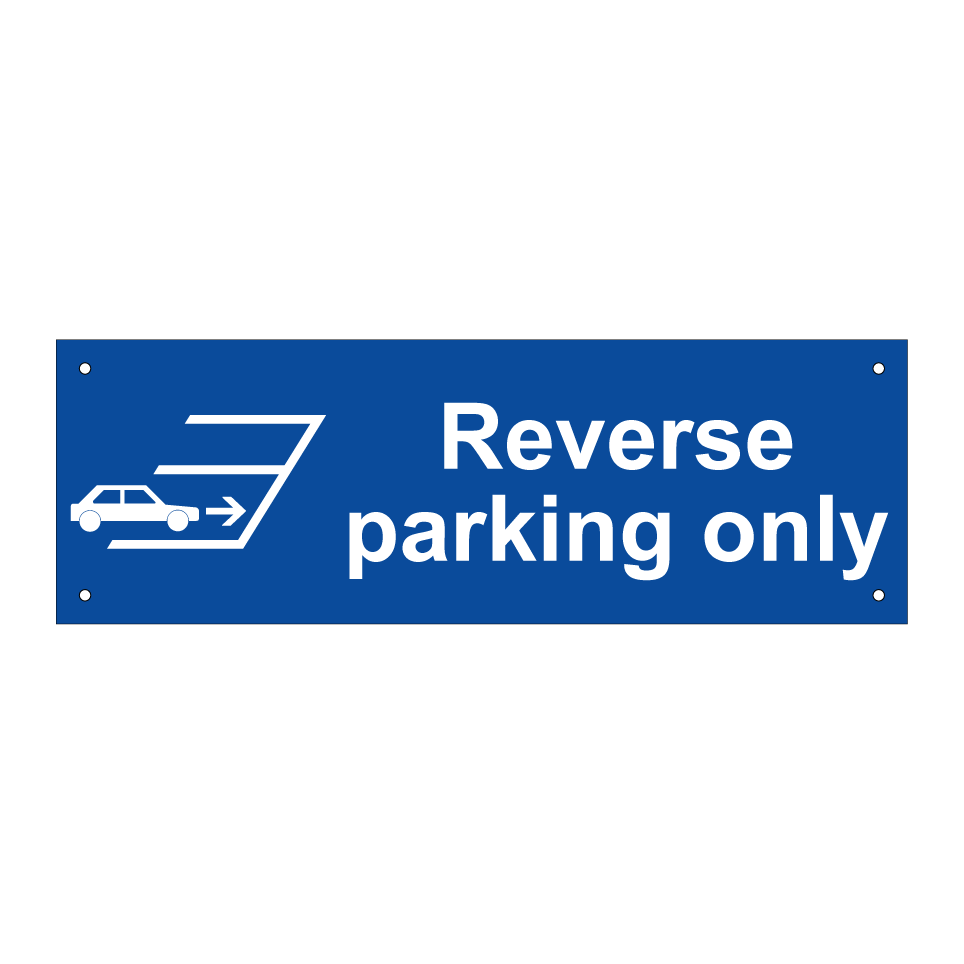 Reverse parking only