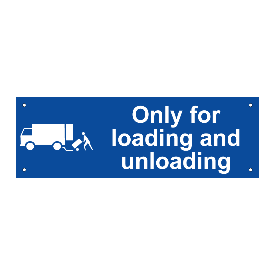 Only for loading and unloading