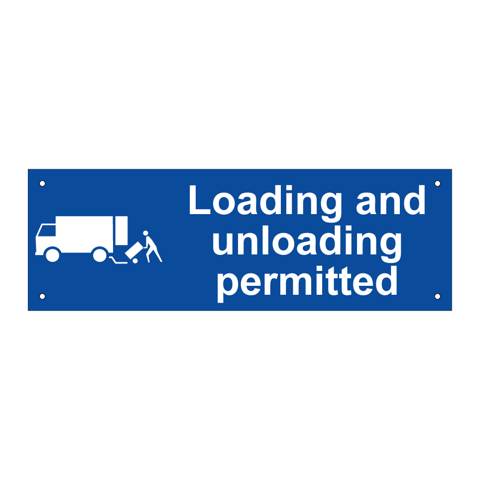 Loading and unloading permitted