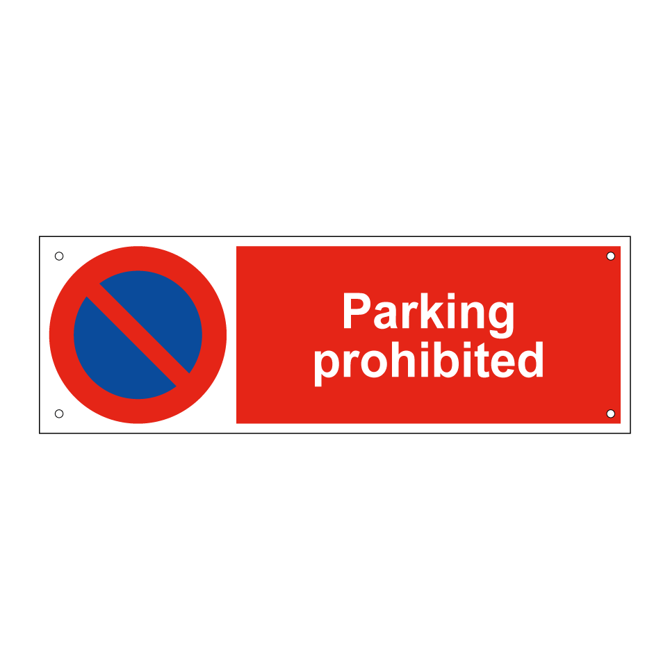 Parking prohibited