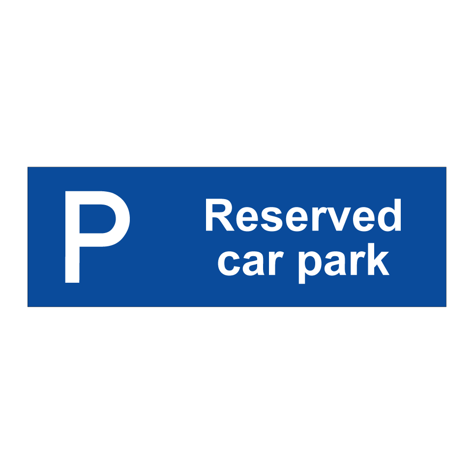 Reserved car park