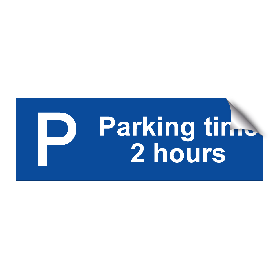 Parking time 2 hours