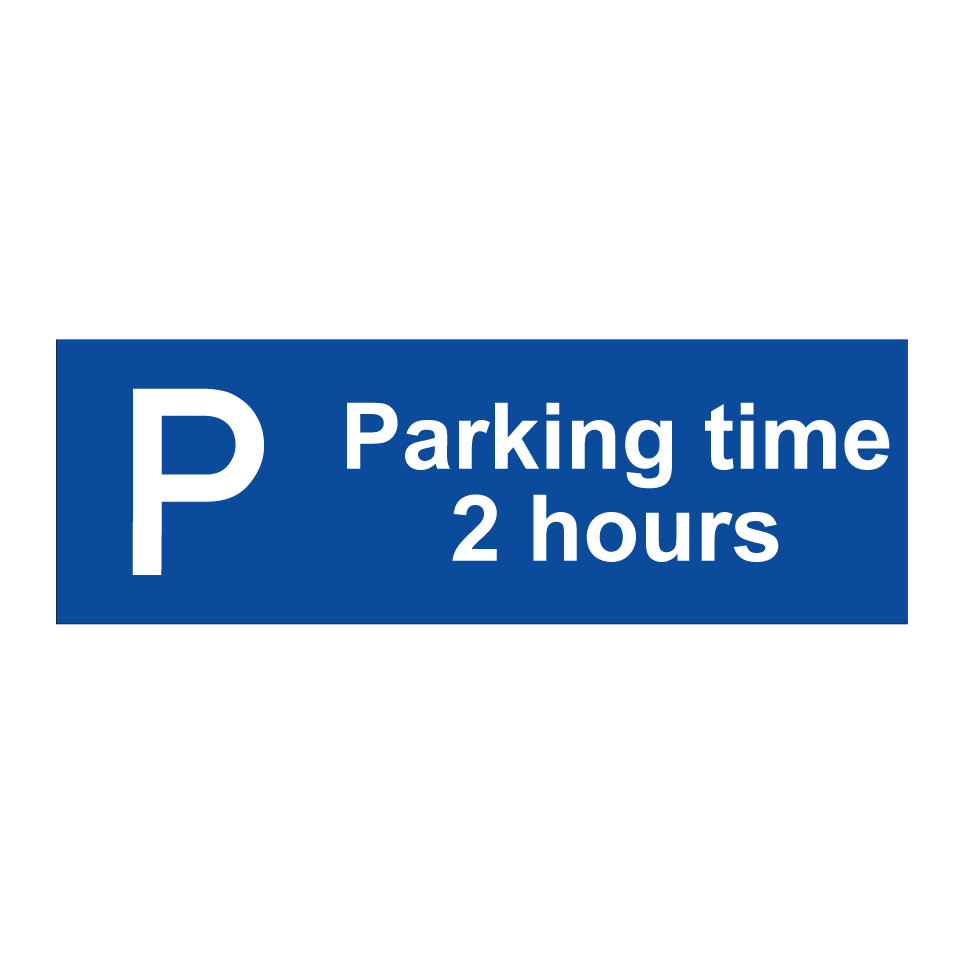 Parking time 2 hours