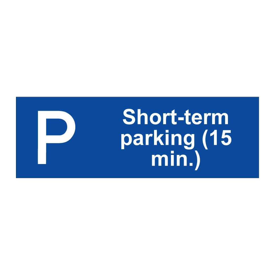 Short-term parking (15 min.)