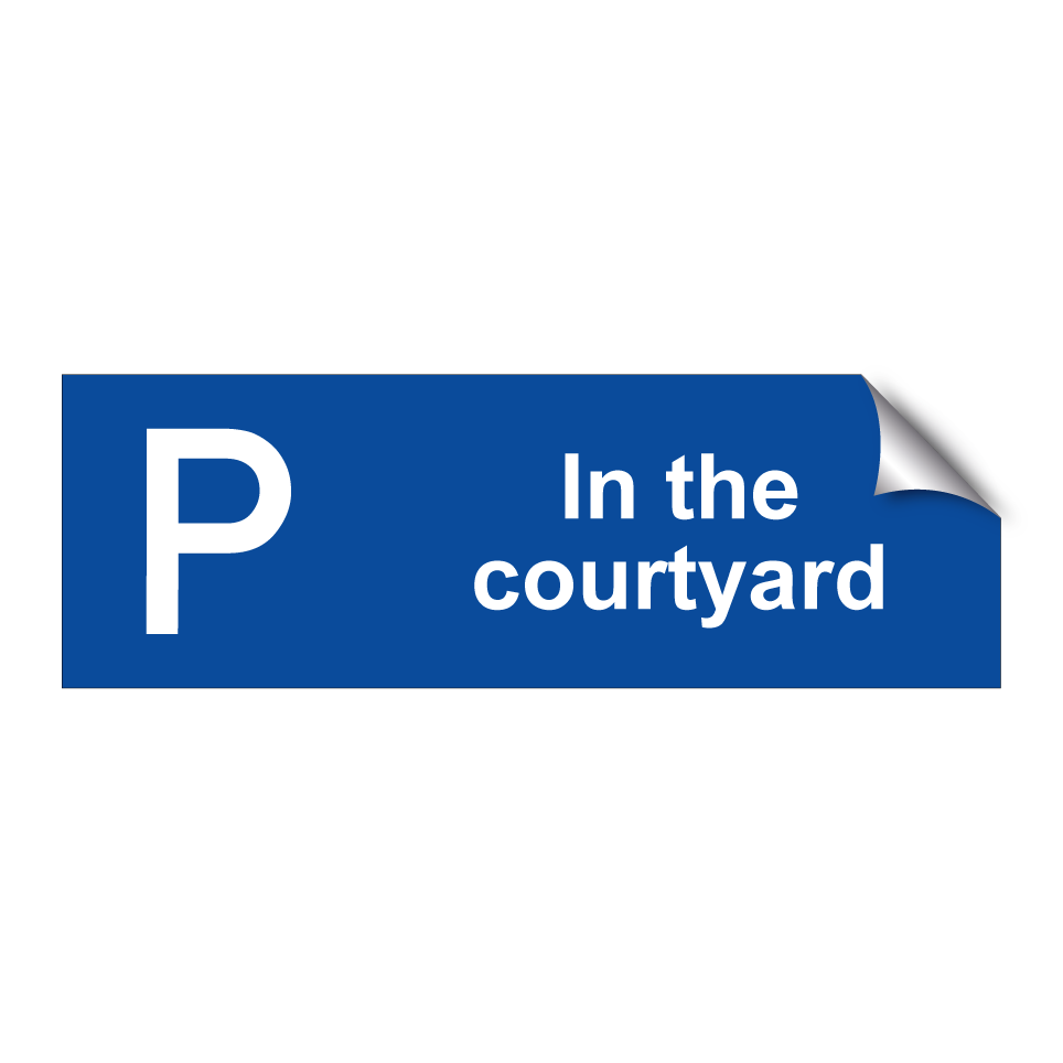 In the courtyard