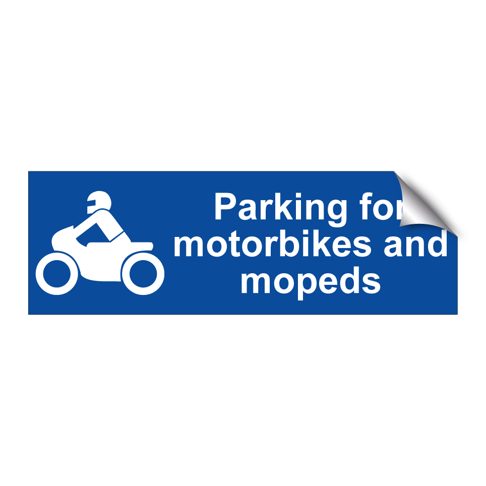 Parking for motorbikes and mopeds