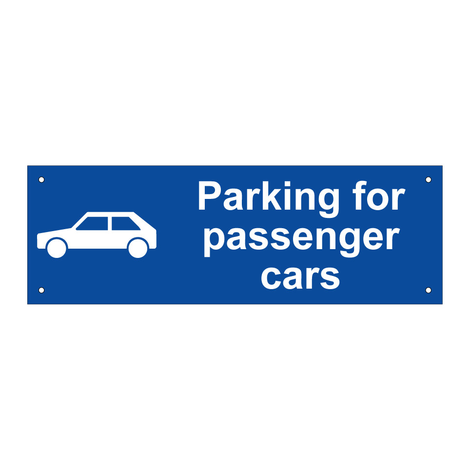 Parking for passenger cars