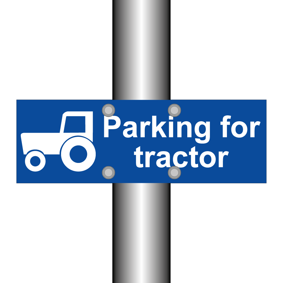Parking for tractor