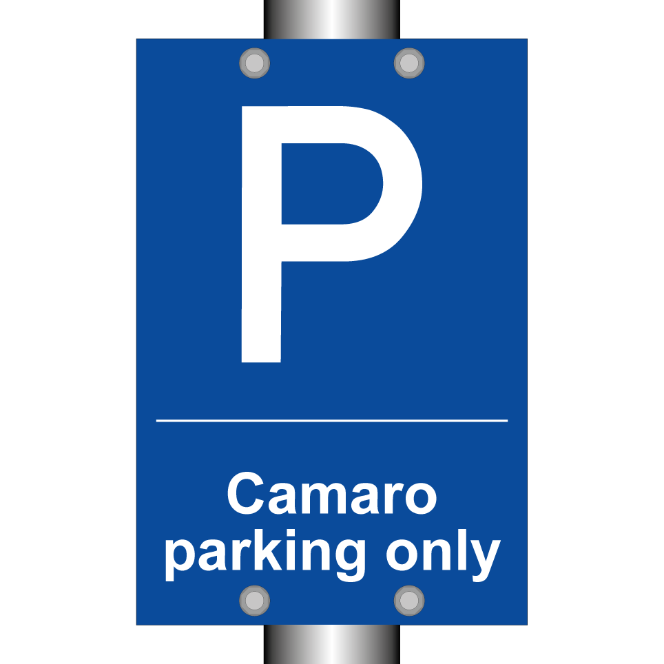 Camaro parking only