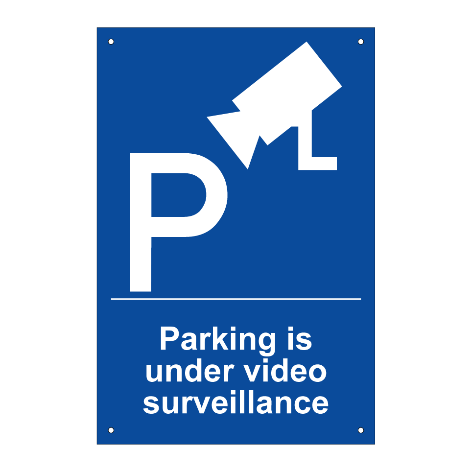 Parking is under video surveillance