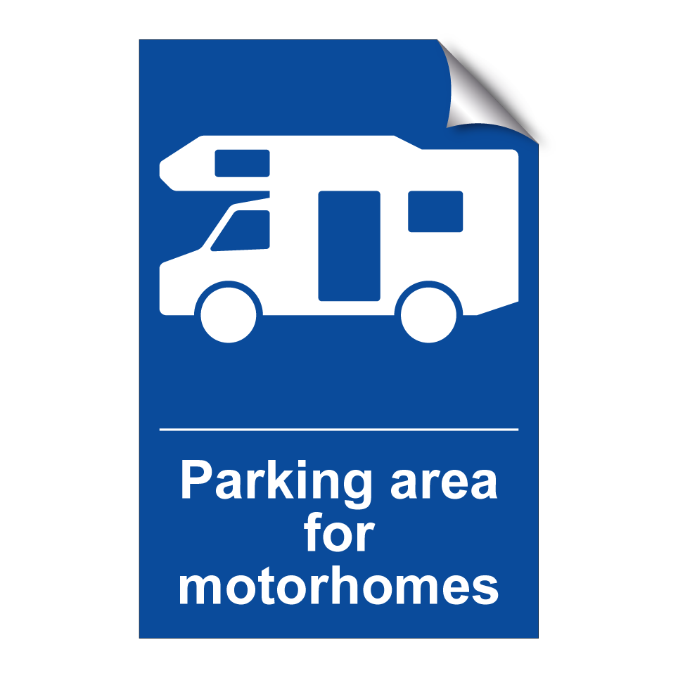 Parking area for motorhomes