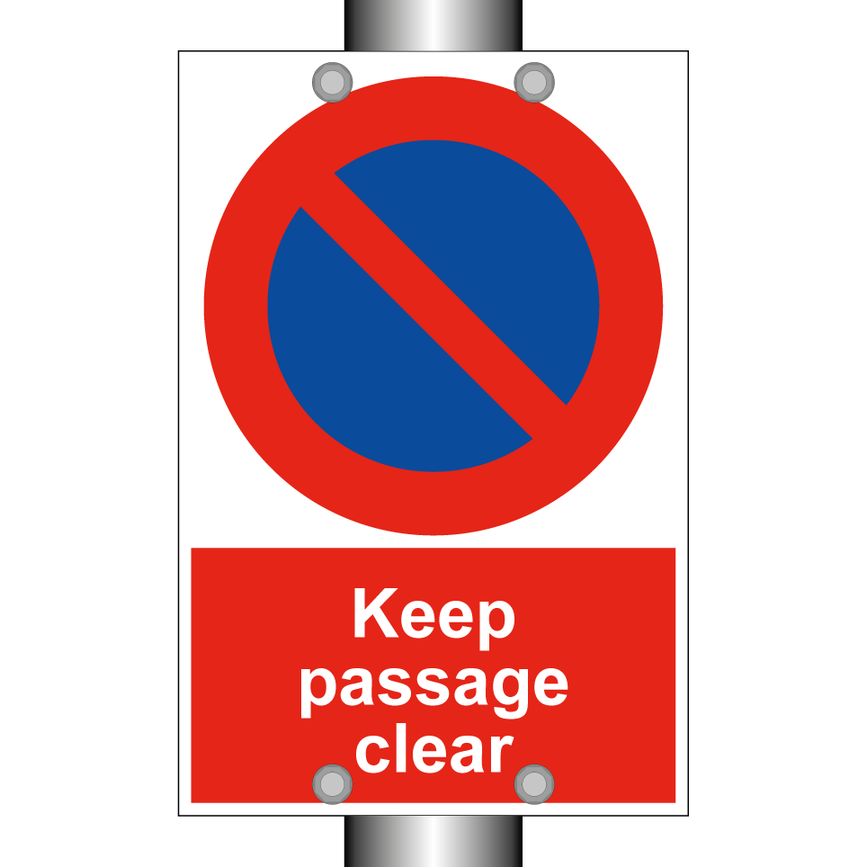 Keep passage clear