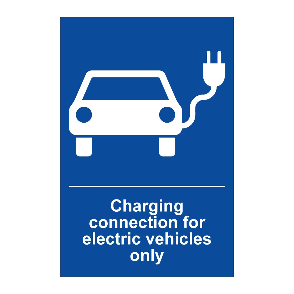 Charging connection for electric vehicles only