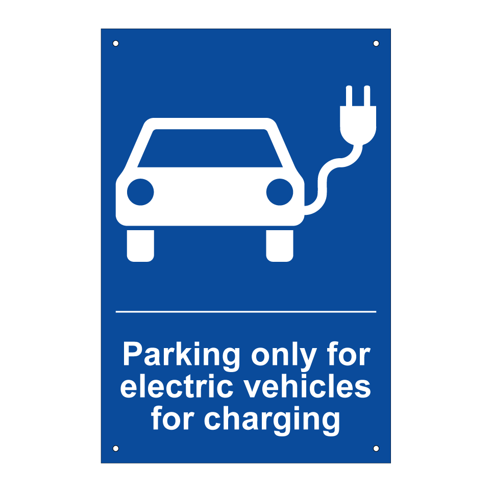 Parking only for electric vehicles for charging