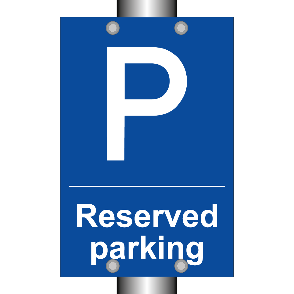 Reserved parking