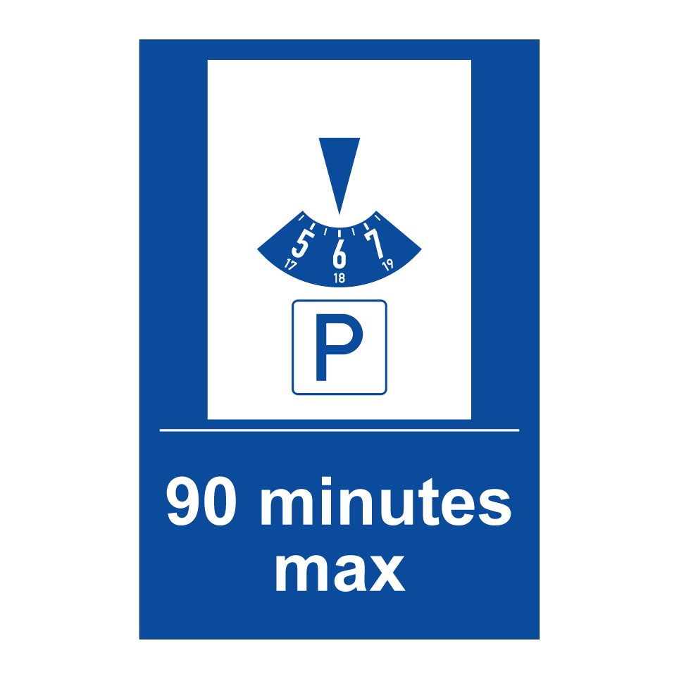90 minutes max